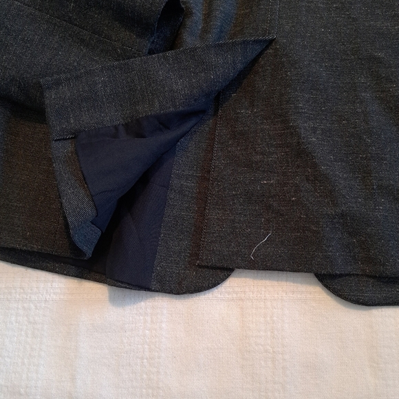 Loft women's blazer size 10 blue heather, dual front pockets, New - Picture 8 of 8